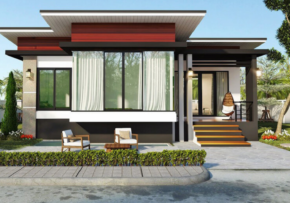 35+ Mẫu Thiết Kế Nhà Cấp 4 Mái Bằng 3 Phòng Ngủ Đẹp, Hiện Đại Nhất 2023