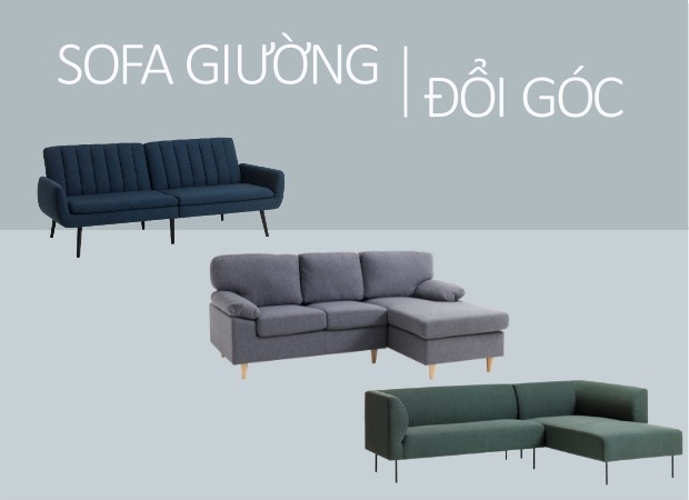 Sofa Giường: không gian giới hạn vẫn đủ tiện nghi