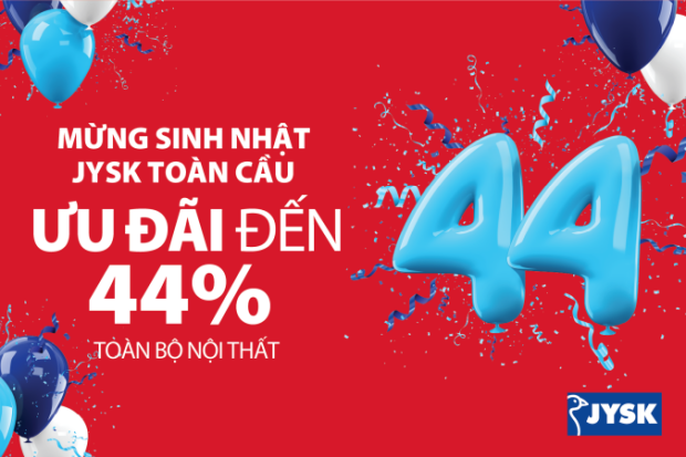 Mừng sinh nhật JYSK toàn cầu và hành trình 44 năm cung cấp giải pháp trang trí nội thất theo phong cách Bắc Âu