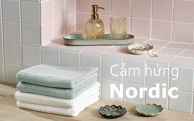 Đồ dùng phòng tắm Bắc Âu- chút dư vị ngọt ngào ngày đầu Hè