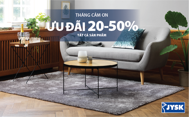 Tháng cảm ơn - Ưu đãi 20% - 50% tất cả sản phẩm