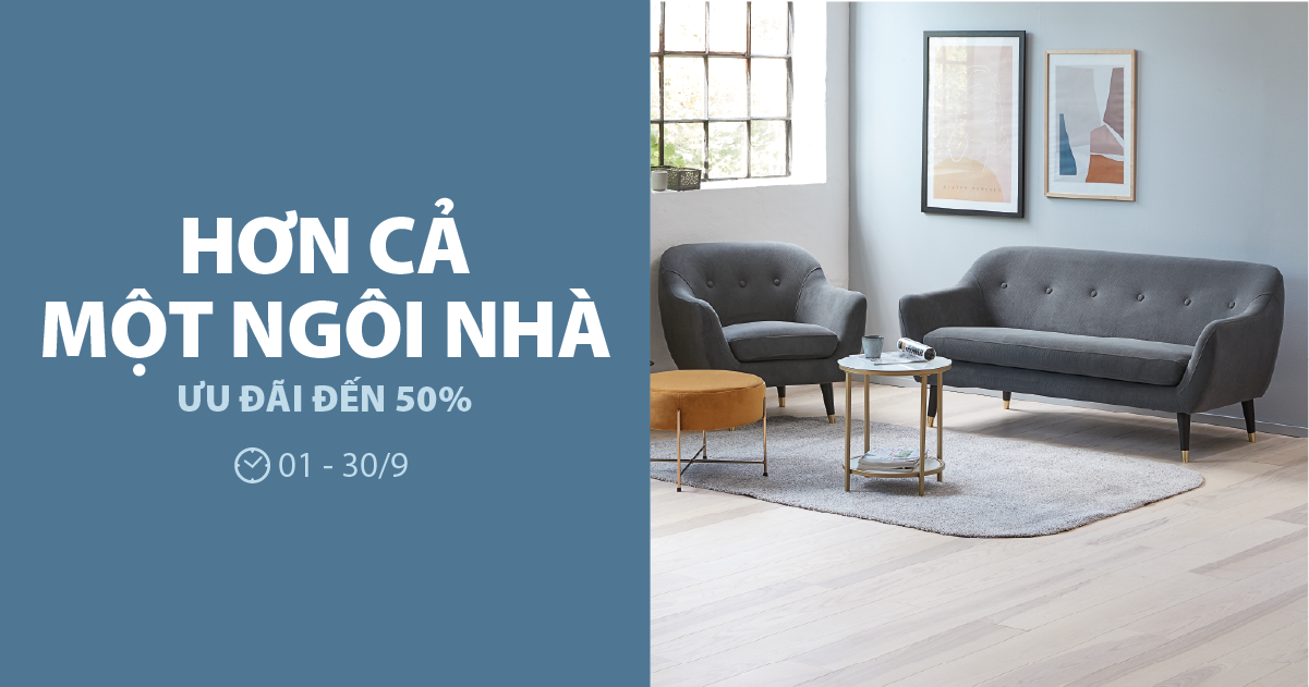 Tận hưởng không gian sống 'Hơn Cả Một Ngôi Nhà' với ưu đãi đến 50% từ JYSK