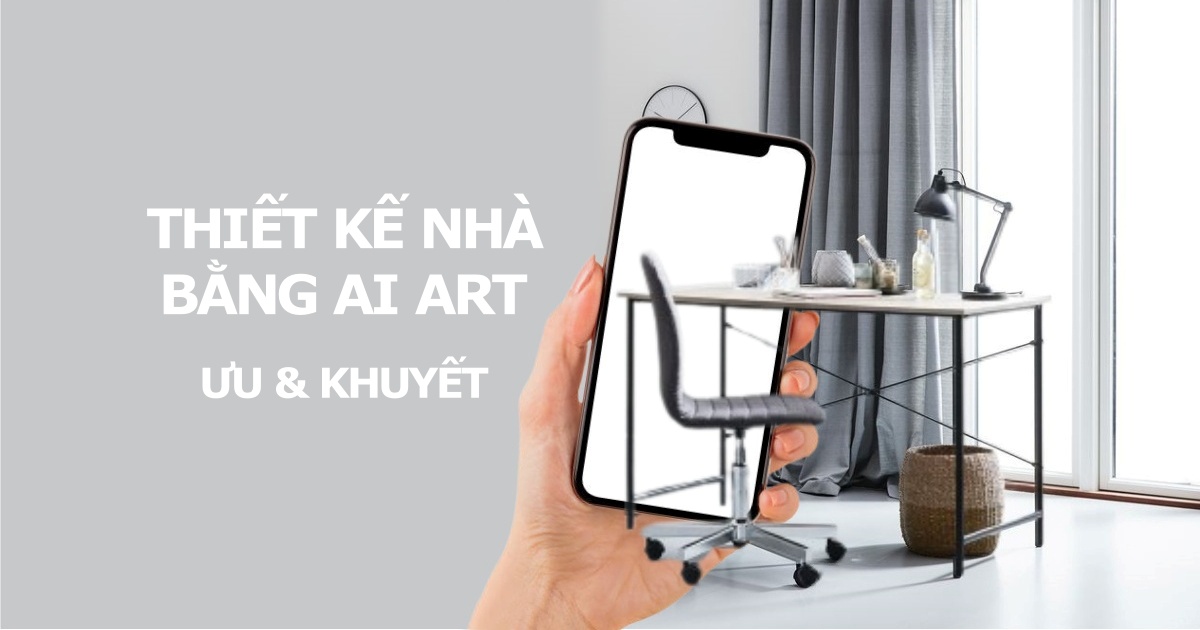 Tự thiết kế nhà bằng AI Art: Đẹp nhưng chưa chắc là dùng được