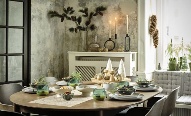 Gợi ý mẫu trang trí noel cho bàn ăn đơn giản và độc đáo