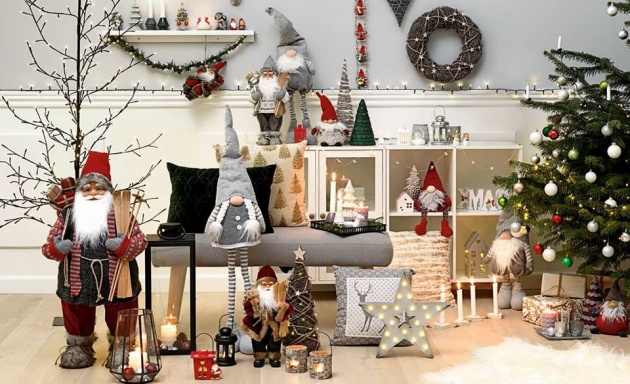 Ông già Noel và 10 ý tưởng trang trí đơn giản tại nhà