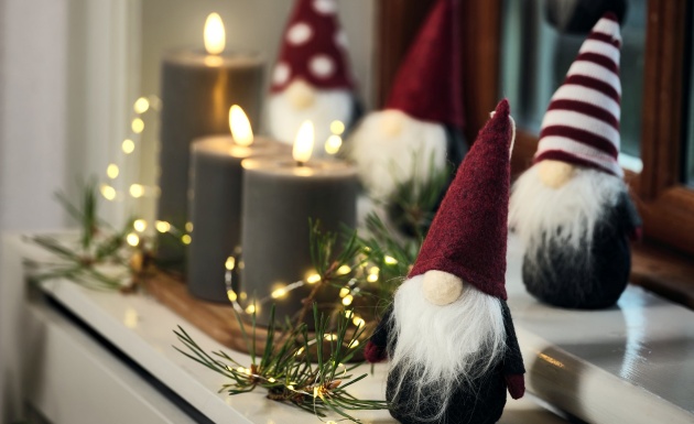 Gợi ý sử dụng đèn trang trí Noel phù hợp với tông màu