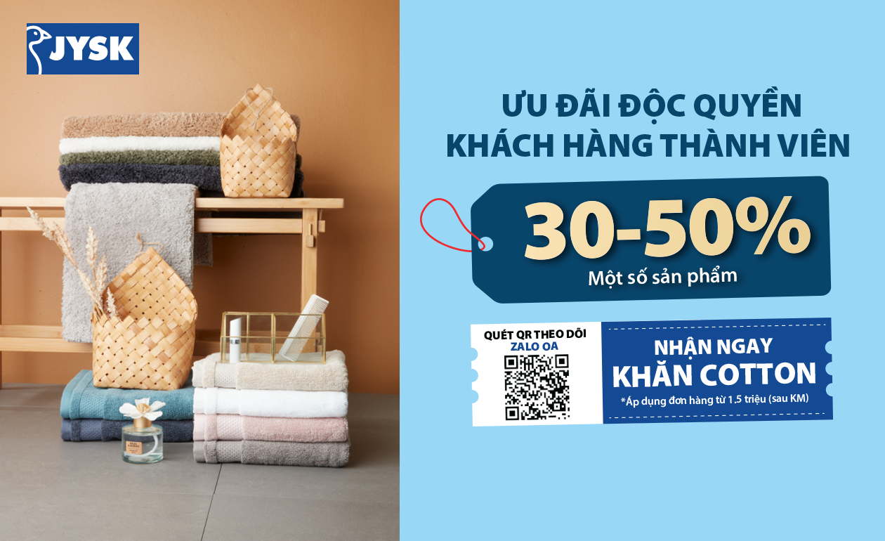 Khám phá đặc quyền thành viên - Ưu đãi 30-50%